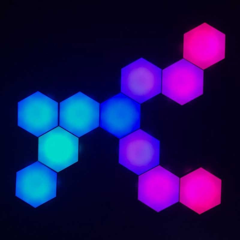 HiveLight - Sekskantet Modulær Lampe