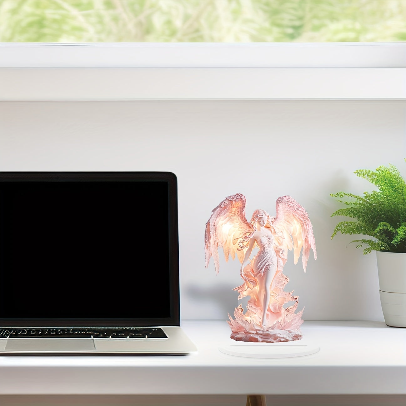 PureAura - Radiant Angel Table Piece