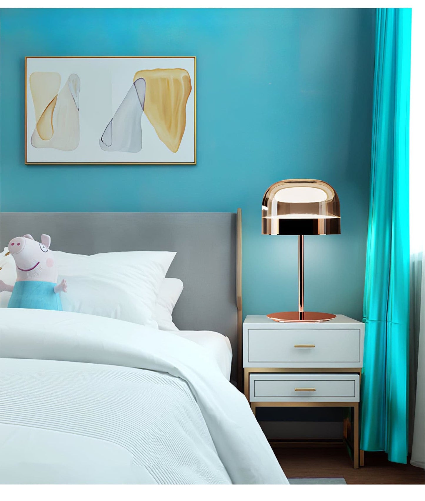 LuxeEquator - LED Table Lamp with Planetary Design and Subtle Lighting