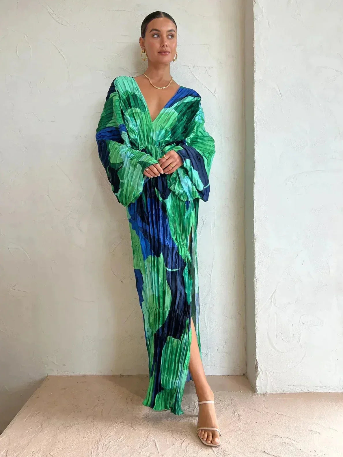 Robe plissée et élégante - Eva