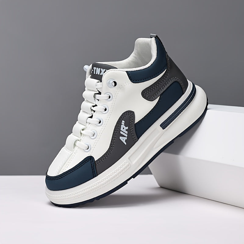 Boys' shoes, comfortable non-slip lace-up shoes with soft sole - Leon