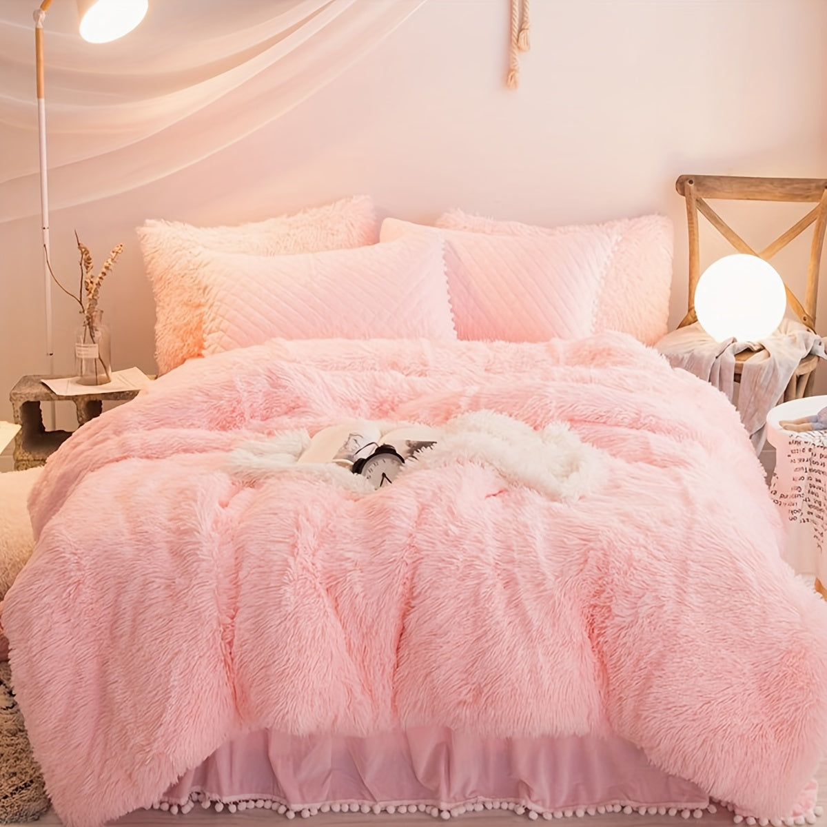 LushNest - Luxe Velvet Duvet Cover Set with Pillowcases