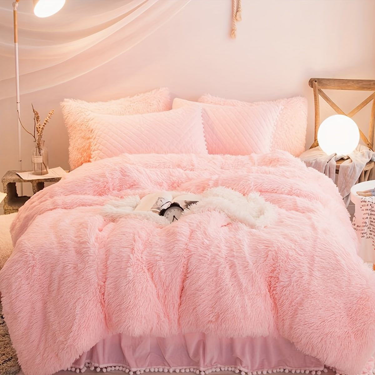 LushNest - Luxe Velvet Duvet Cover Set with Pillowcases