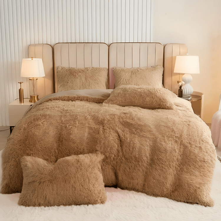 LushNest - Luxe Velvet Duvet Cover Set with Pillowcases