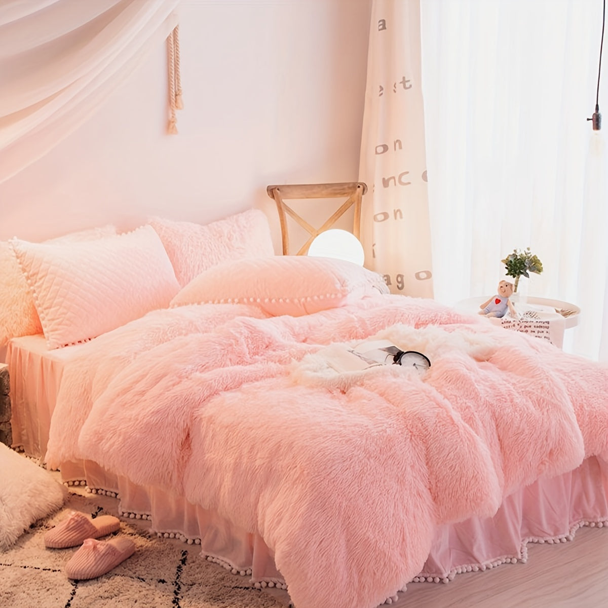 LushNest - Luxe Velvet Duvet Cover Set with Pillowcases