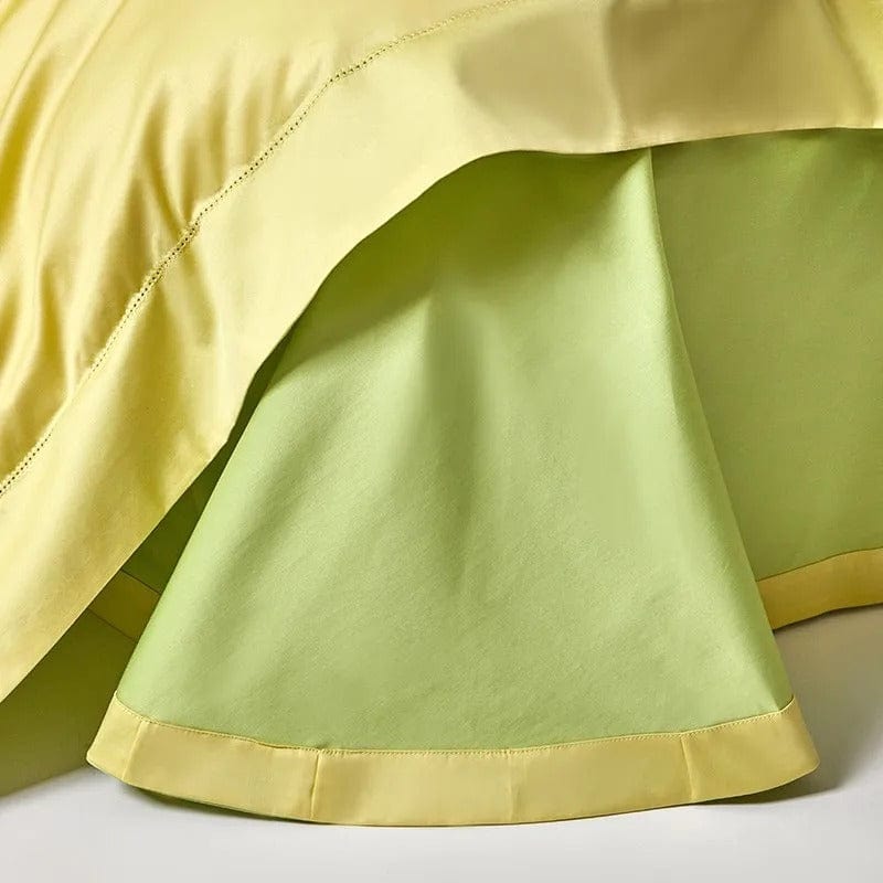 LimeGlow - Egyptian Cotton Duvet Cover Set