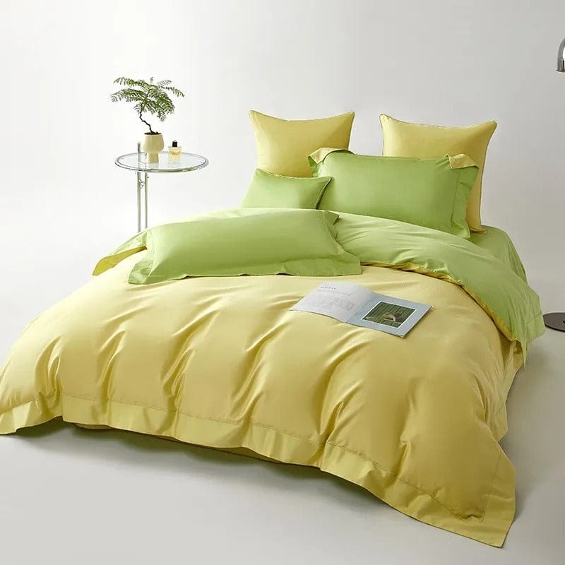 LimeGlow - Egyptian Cotton Duvet Cover Set