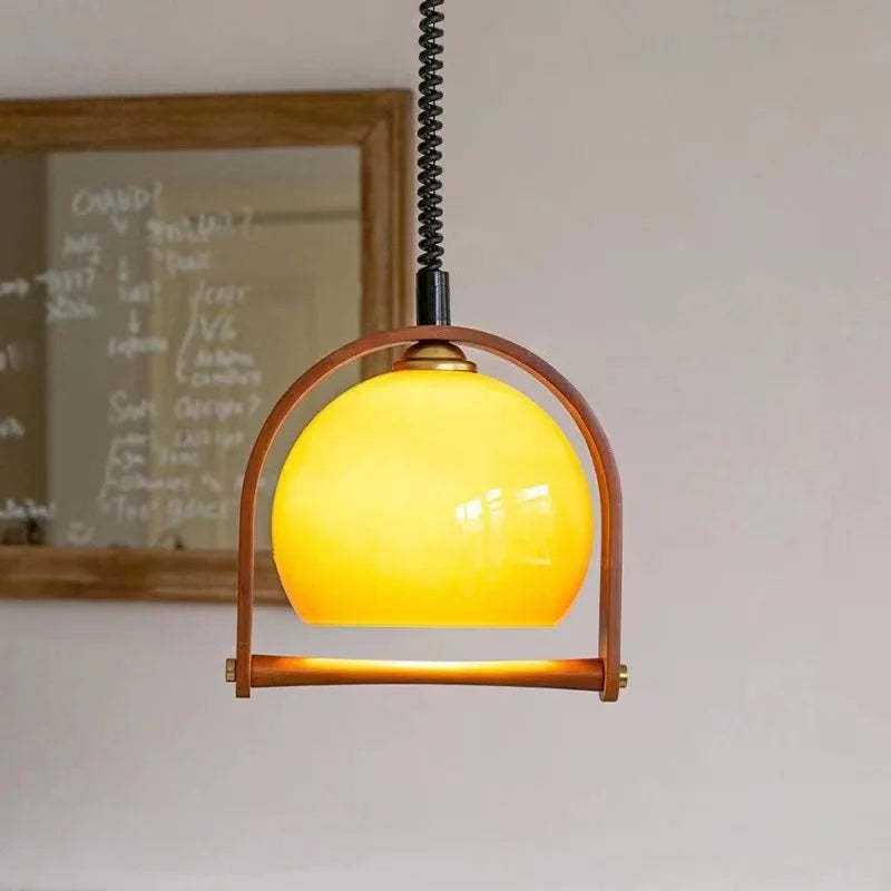 RetroWood - Vintage Bauhaus hengelampe