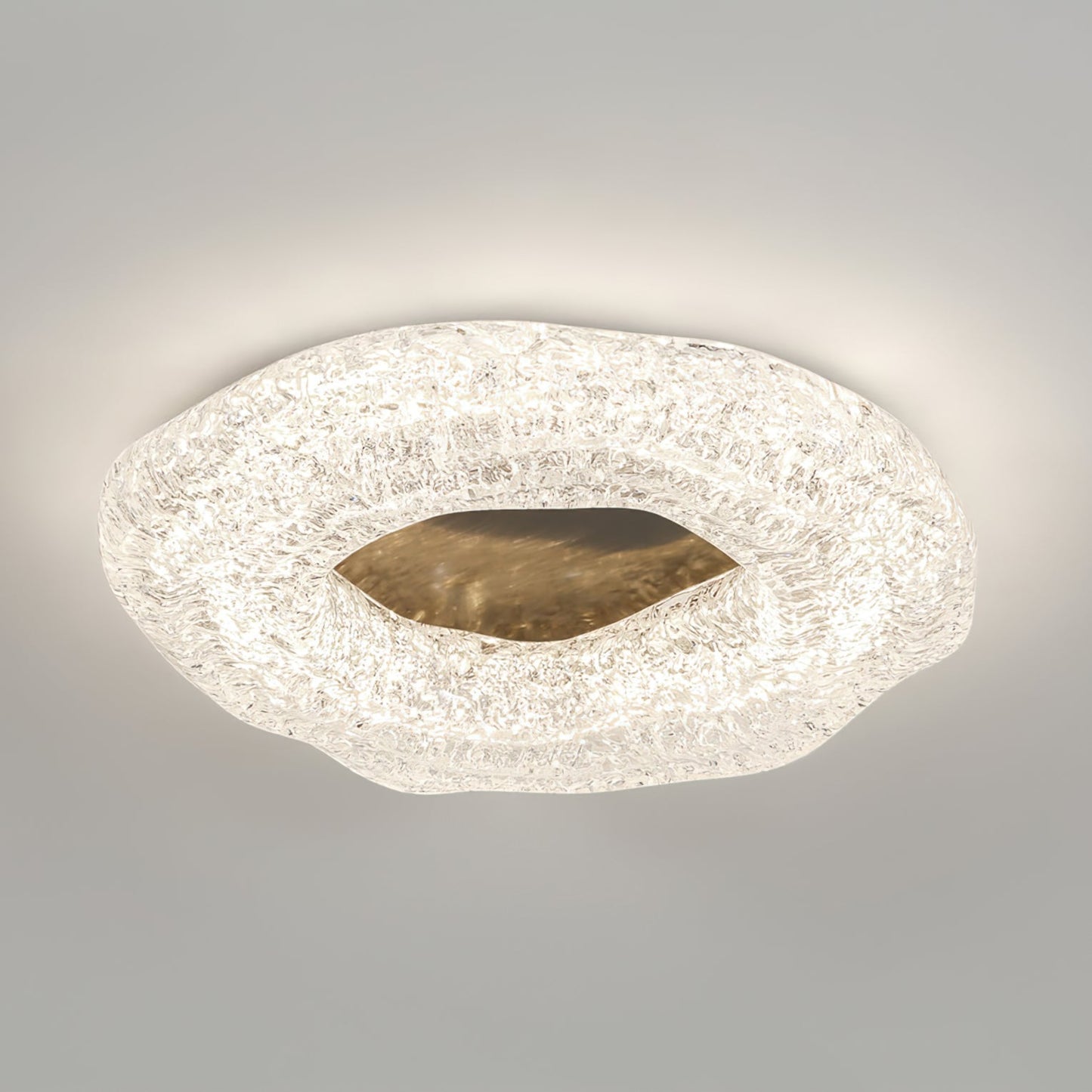 GlaciaLuxe - Ceiling Light with Sculptural Design and Intimate Lighting
