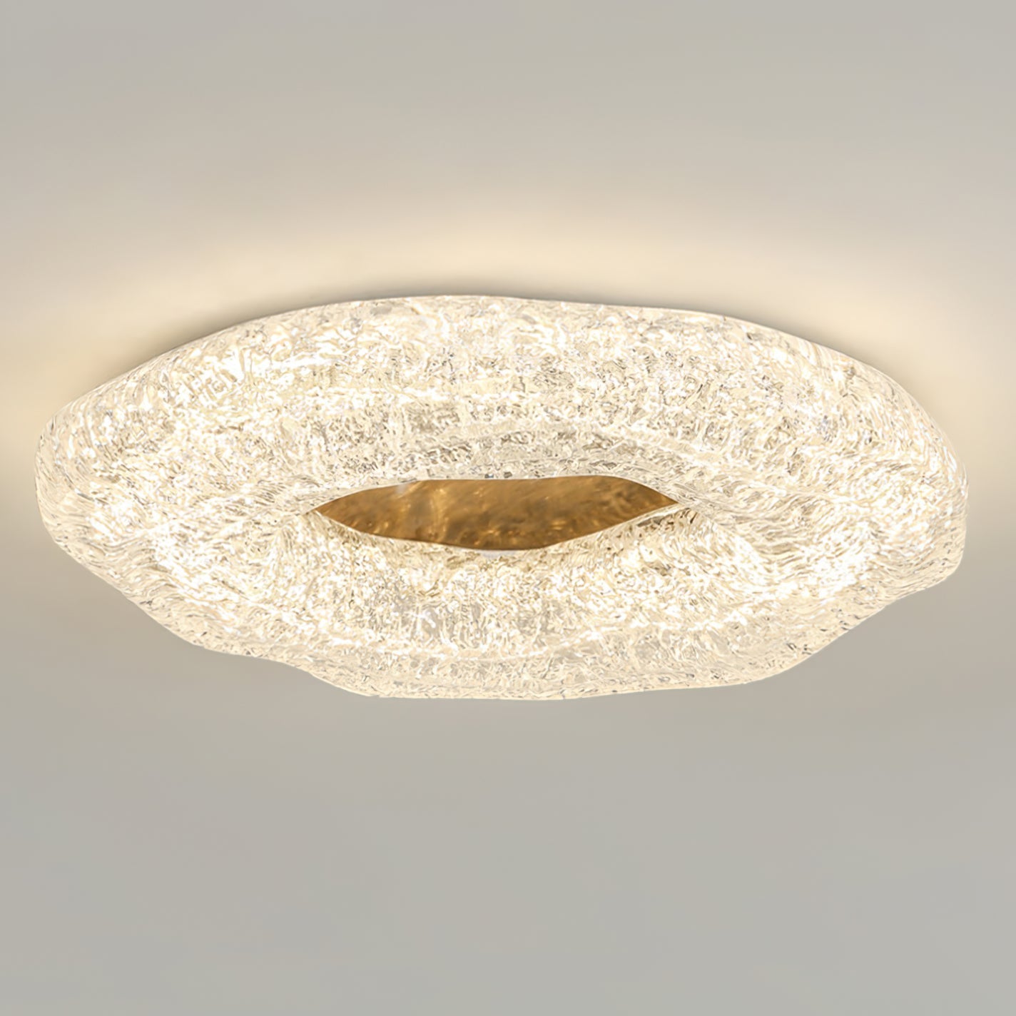 GlaciaLuxe - Ceiling Light with Sculptural Design and Intimate Lighting