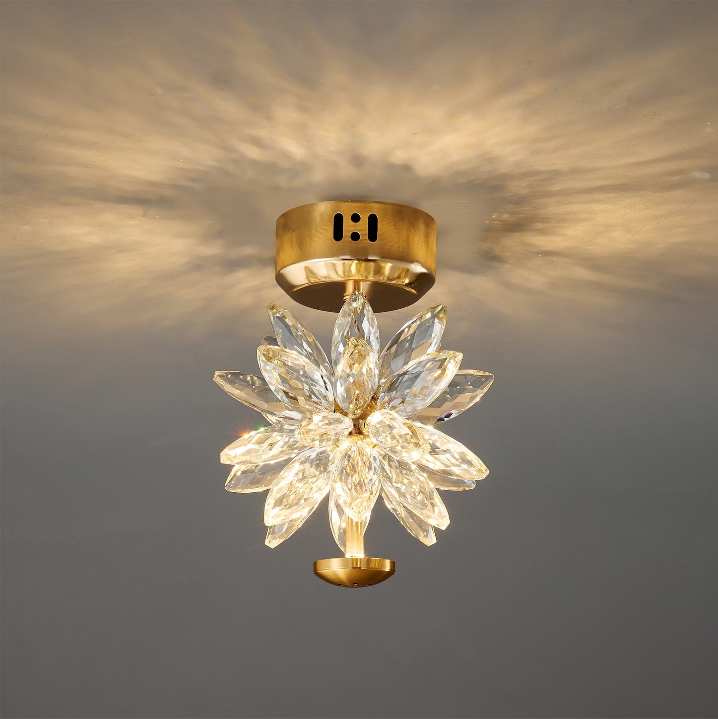 FlowerLuxe - Ceiling Lamp with Floral Design and Subtle Lighting