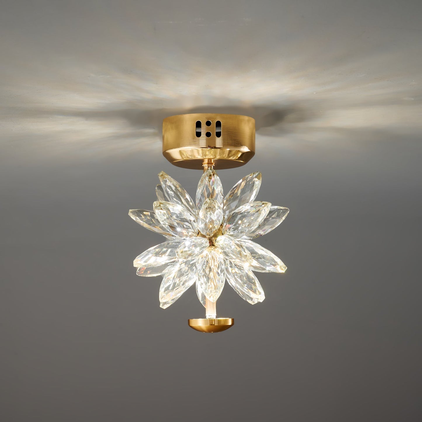 FlowerLuxe - Ceiling Lamp with Floral Design and Subtle Lighting