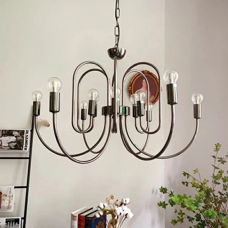 GlowElegance - Lustre Art Déco Moderne