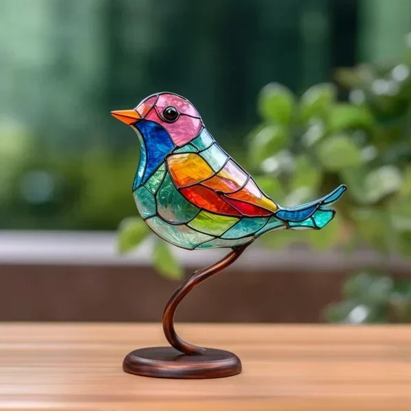 ColorFeather - Glasfugle i klare farver