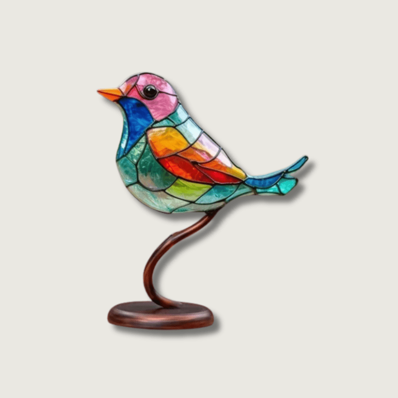 ColorFeather - Glasfugle i klare farver