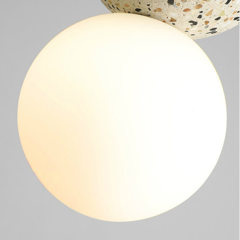 LunaGlow - Black and White Pendant Light