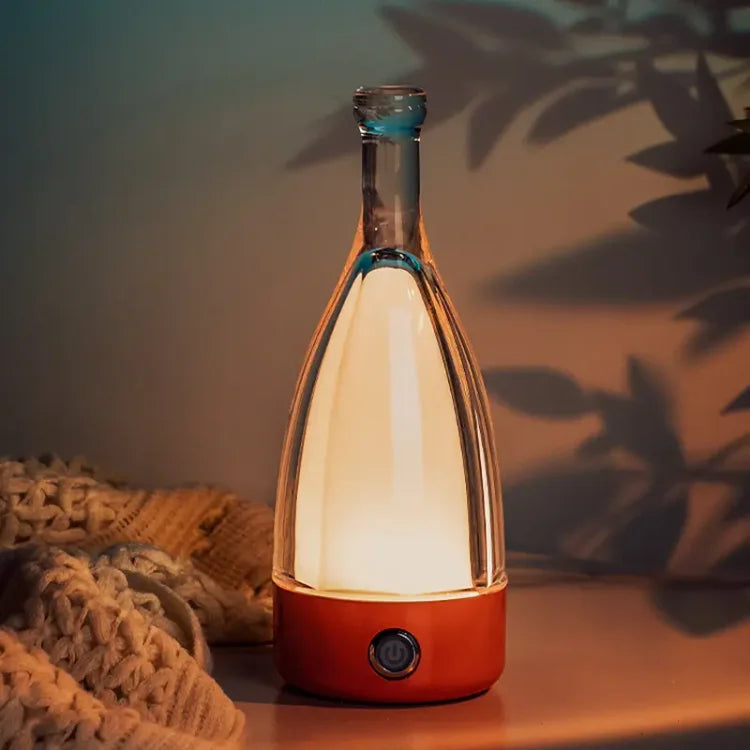 WineGlow - Dekorativ vinflaske lampe