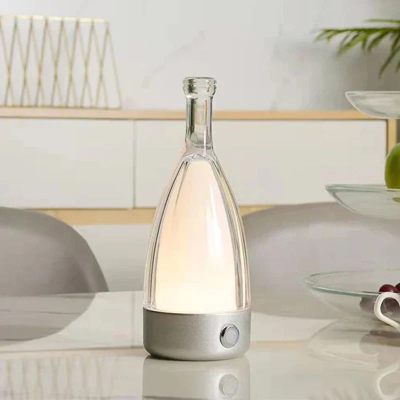 WineGlow - Dekorativ vinflaske lampe