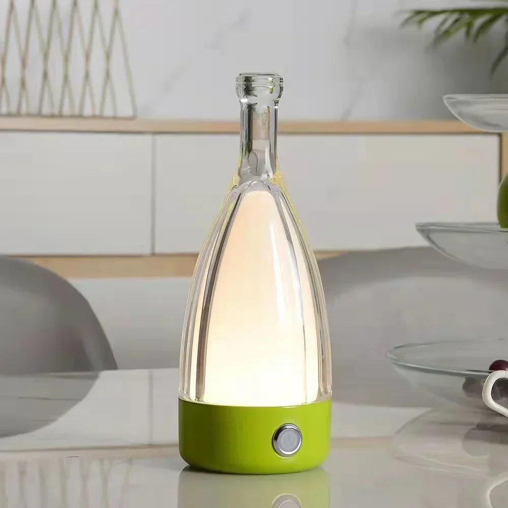 WineGlow - Dekorativ vinflaske lampe
