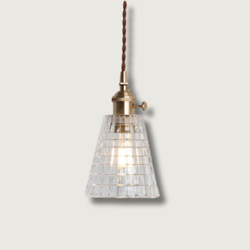 GlassLuxe - Hengelampe med elegant glassdesign