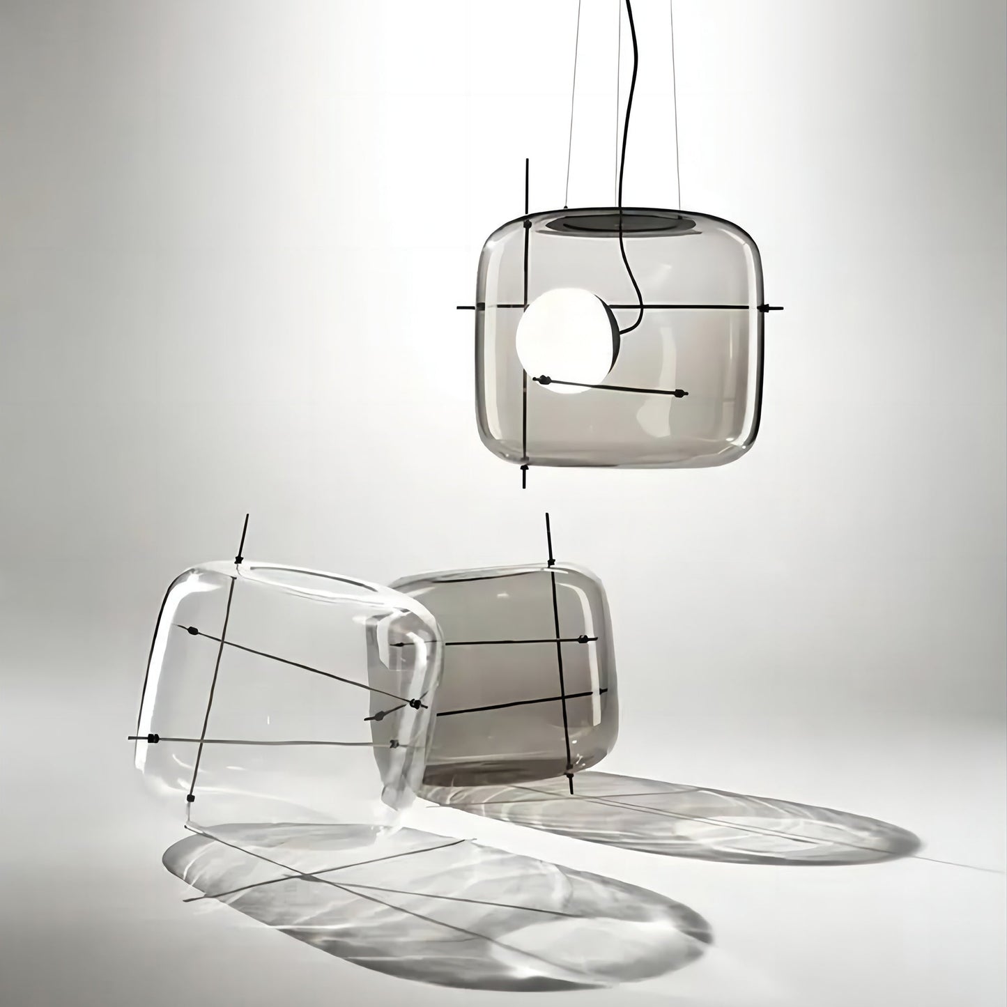 Plot Glas Anhänger Lampe