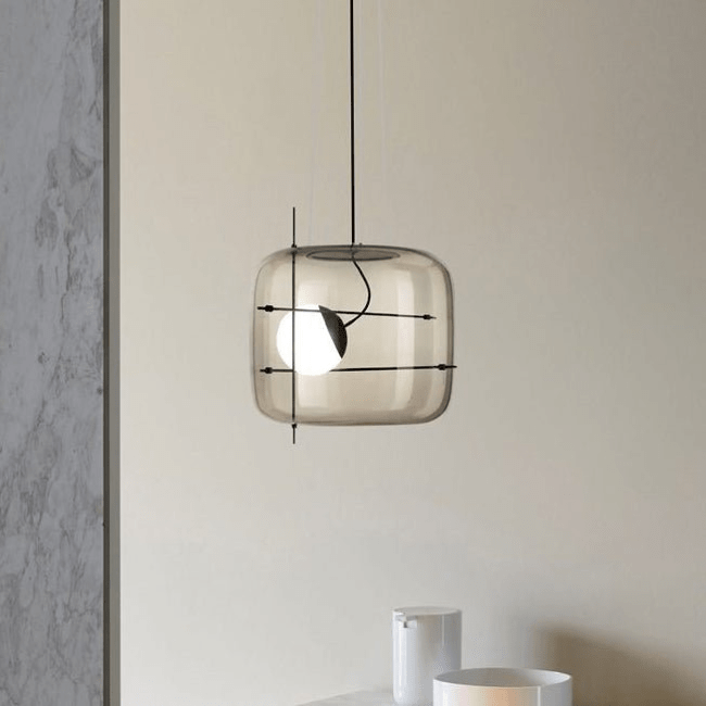 Plot Glas Anhänger Lampe
