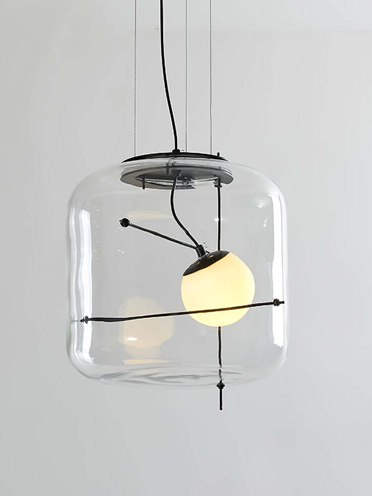 Plot Glas Anhänger Lampe
