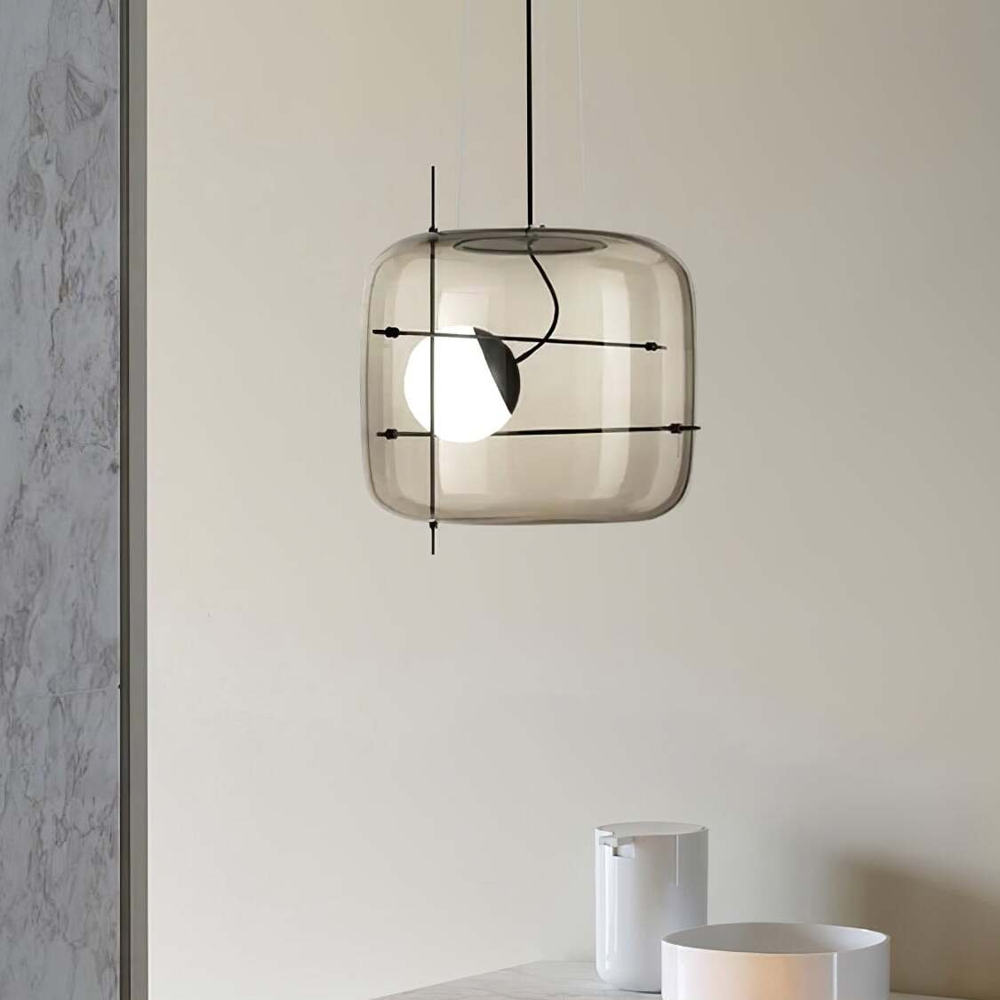 PlotGlow | Elegante Glas-Pendelleuchte