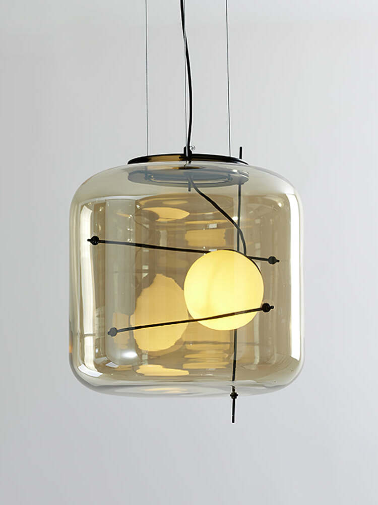 PlotGlow | Elegante Glas-Pendelleuchte
