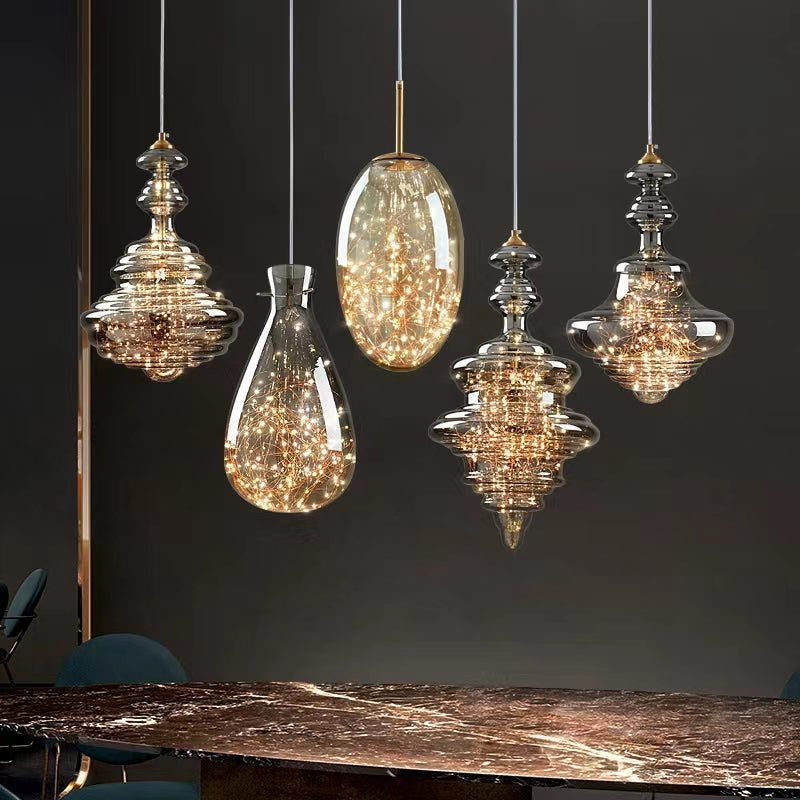 CosmoGlow - Grey Pendant Light
