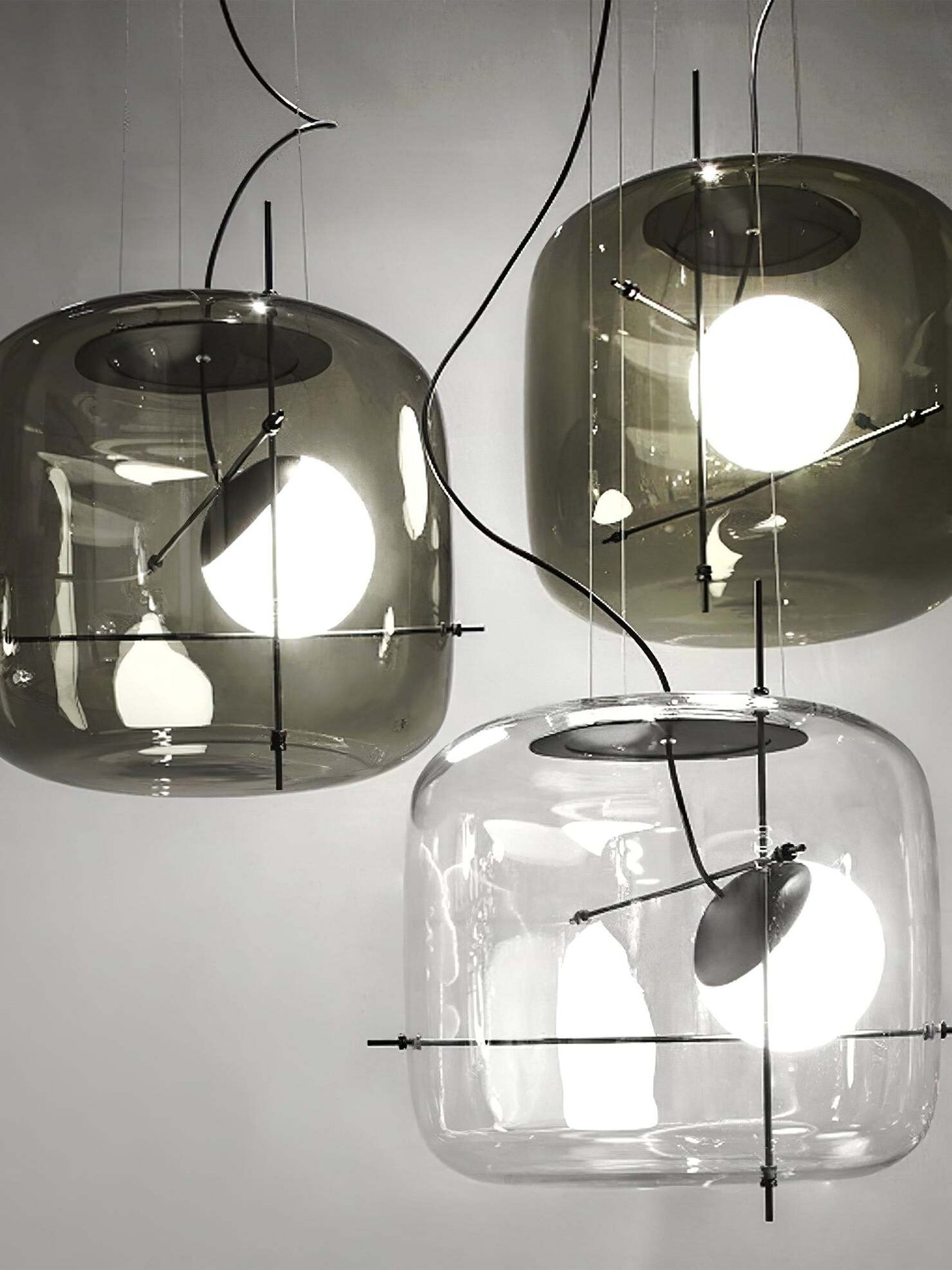 Plot Glas Anhänger Lampe
