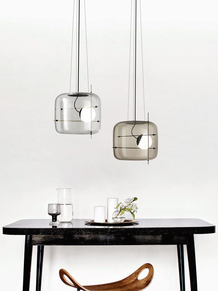Plot Glas Anhänger Lampe