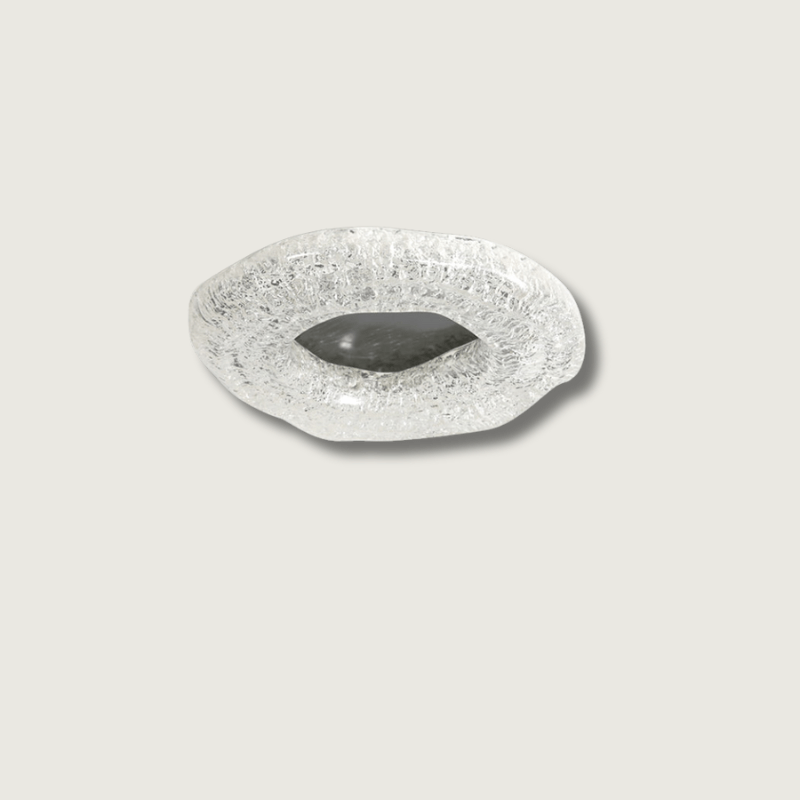 GlaciaLuxe - Ceiling Light with Sculptural Design and Intimate Lighting