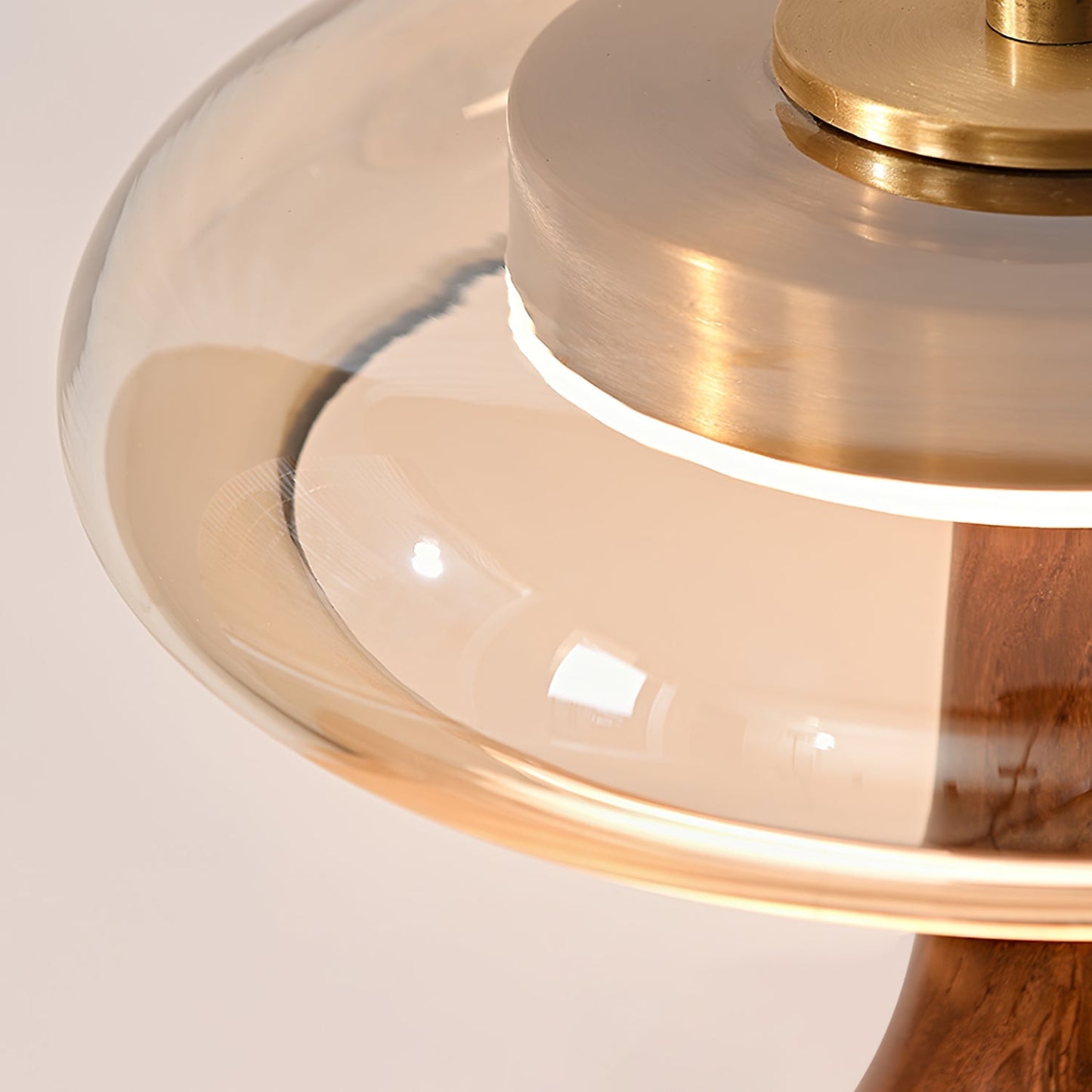 WoodLuxe - Lampe de table design avec LED réglable
