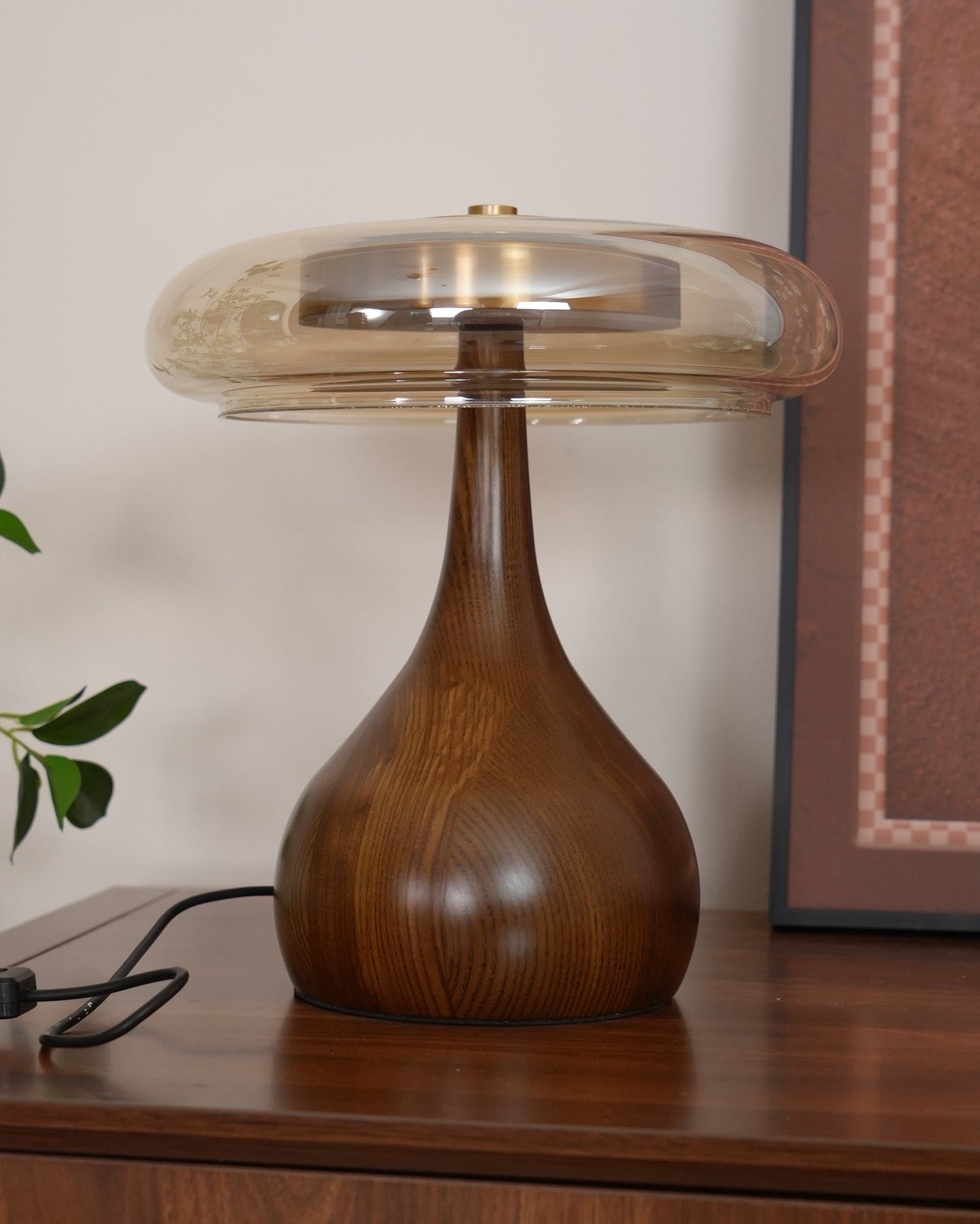 WoodLuxe - Lampe de table design avec LED réglable