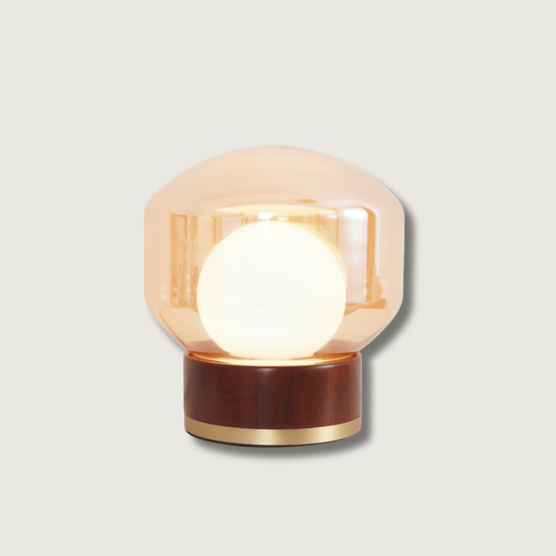 BouleLuxe - Bordlampe med geometrisk stil og varm atmosfære