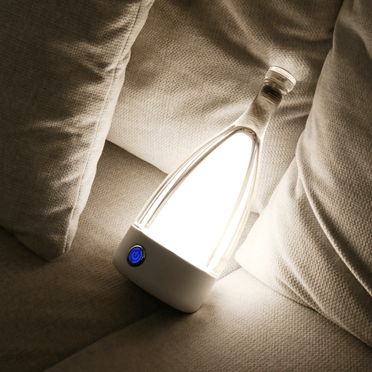 WineGlow - Dekorativ vinflaske lampe