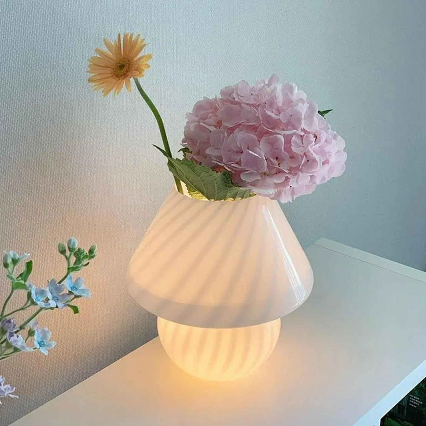 MuranoShine - Lampe de bureau avec verre de luxe