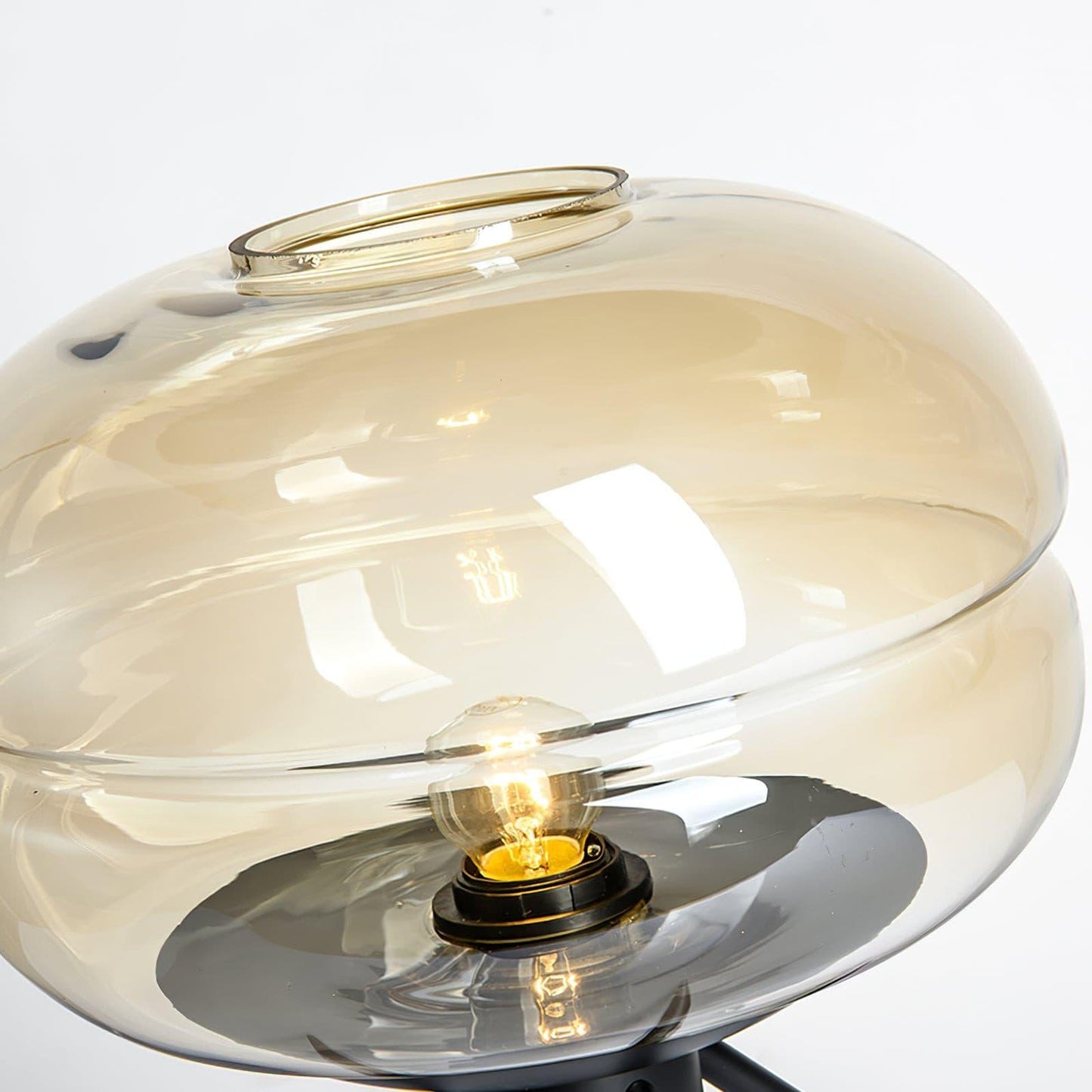 LightJar - Table Lamp with Glass Housing and Warm LED String