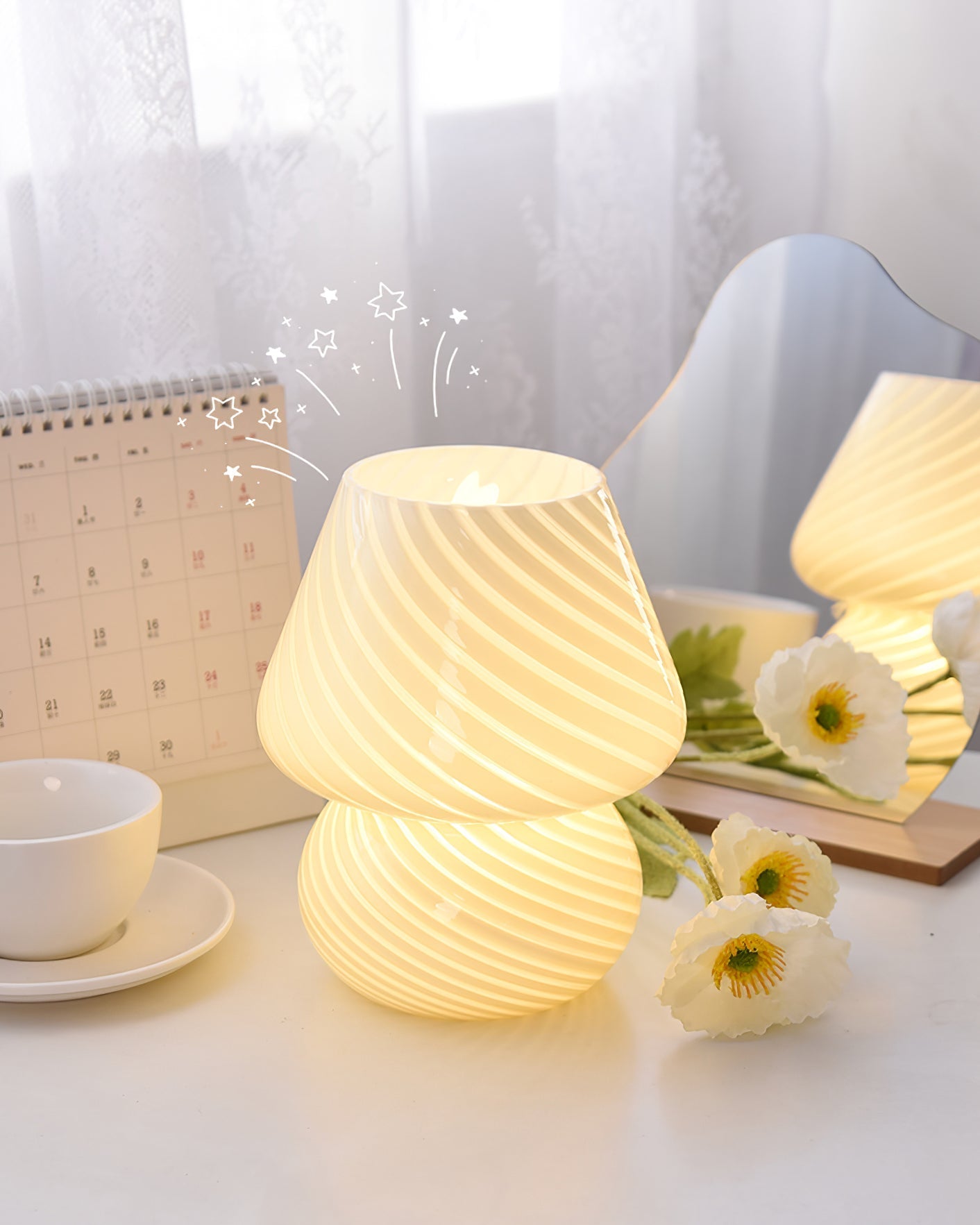 CrystalAnsel - Bordlampe