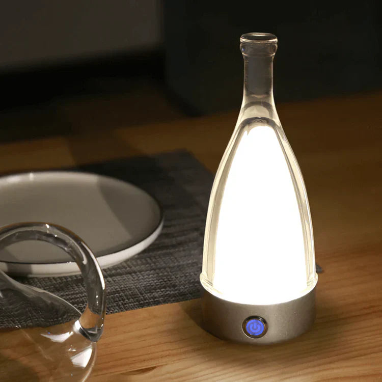 WineGlow - Dekorativ vinflaske lampe