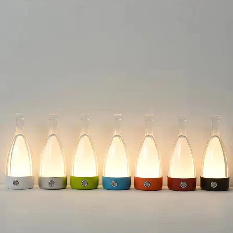 WineGlow - Dekorativ vinflaske lampe