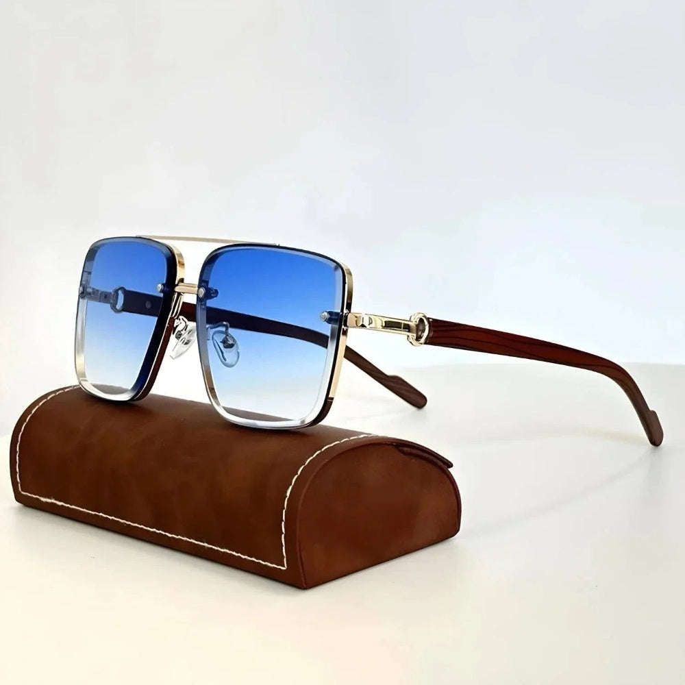 Lunettes de soleil en bois vintage – Élégantes et uniques