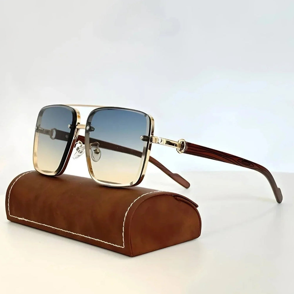 Lunettes de soleil en bois vintage – Élégantes et uniques