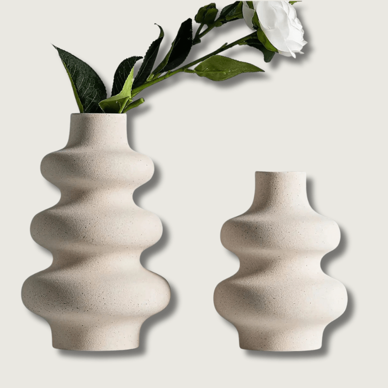 BohoTwist - Vase en spirale en céramique