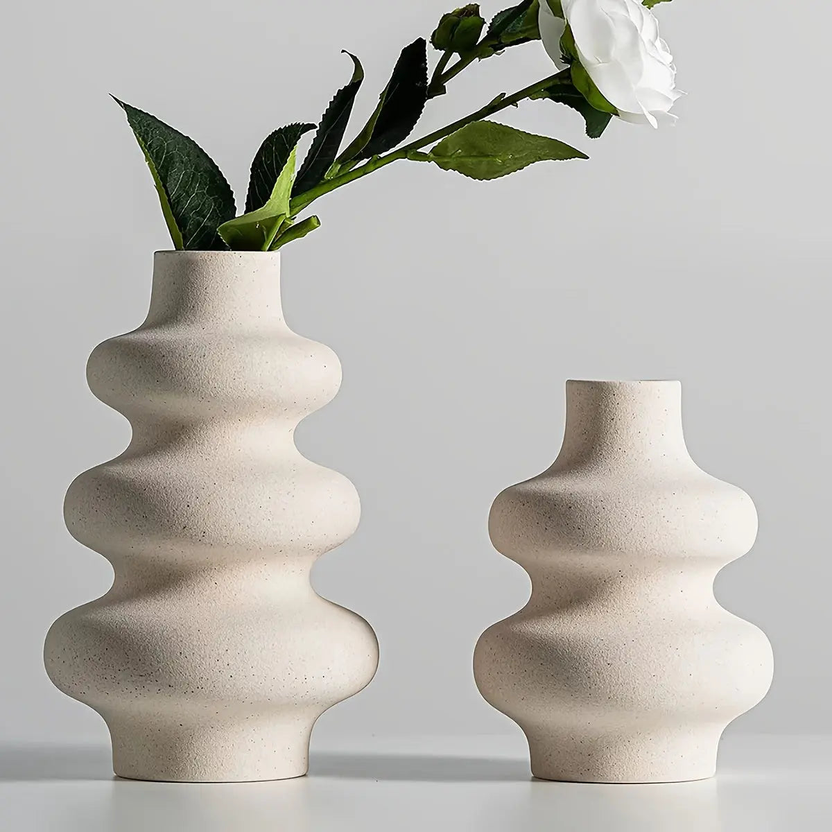 BohoTwist - Vase en spirale en céramique