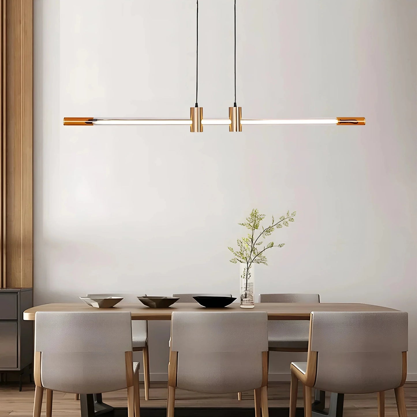 GlowElevate - Stilig lysekrone i gulldesign