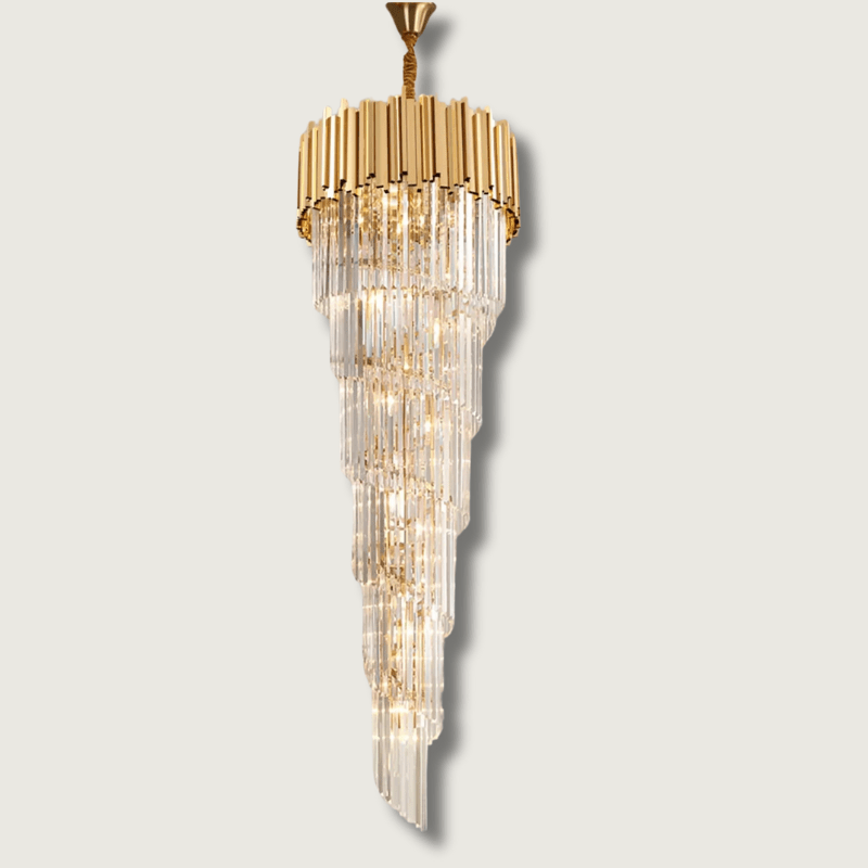 EmpireGold - Monumental Crystal Chandelier in Gold