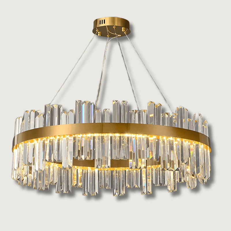 VetroGlow - Moderne glas trommelysependel