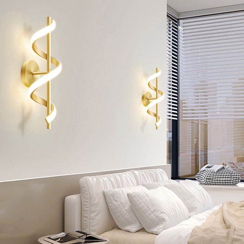 SpiralLight - Minimalistisk LED-væglampe i moderne design